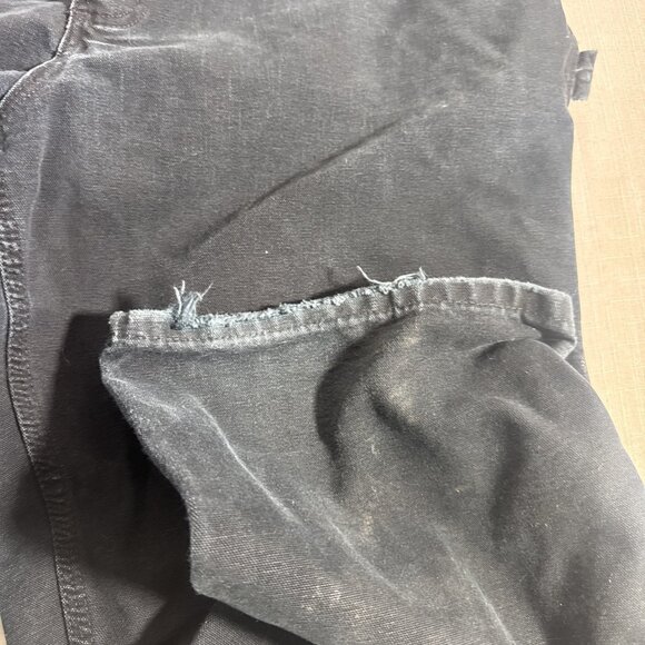 Carhartt Duck Canvas Pants Men's 38X32 Dungaree Fit B11 BLK Black - Picture 14 of 16